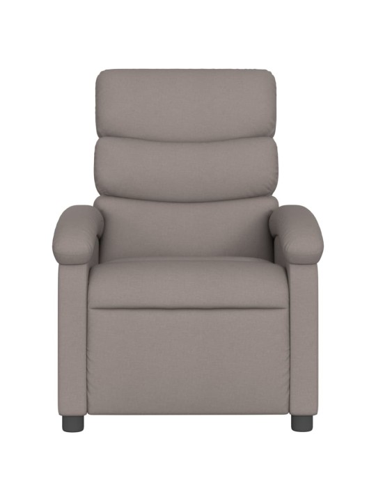 Elektrické polohovací křeslo taupe textil