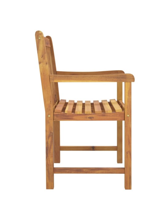Zahradní židle 6 ks 56 x 55,5 x 90 cm masivní akáciové dřevo