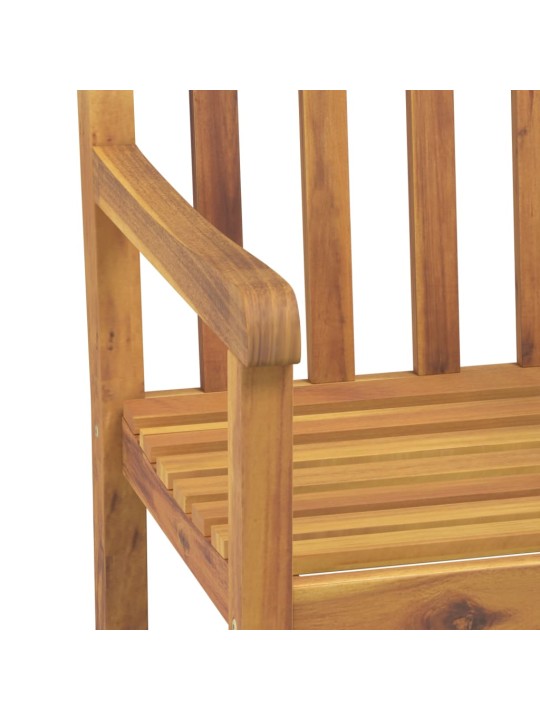 Zahradní židle 6 ks 56 x 55,5 x 90 cm masivní akáciové dřevo