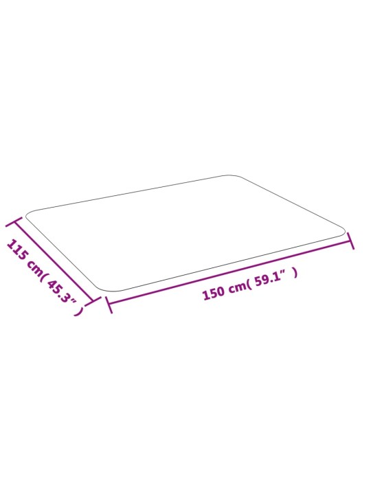 Podlahová rohož na laminát nebo koberec 150 x 115 cm PVC