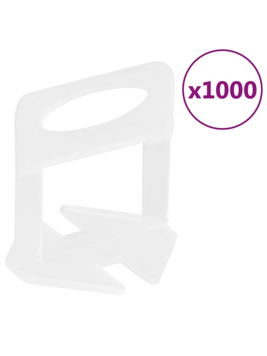 Nivelační spony na obklady 1 000 ks 2 mm