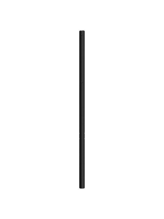 Kovové čelo postele černé 75 cm