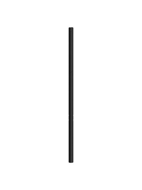 Kovové čelo postele černé 140 cm