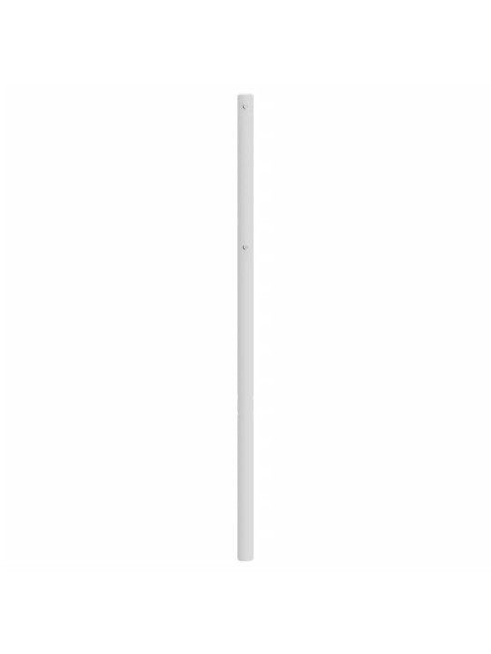 Kovové čelo postele bílé 150 cm
