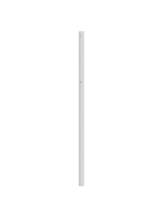 Kovové čelo postele bílé 180 cm