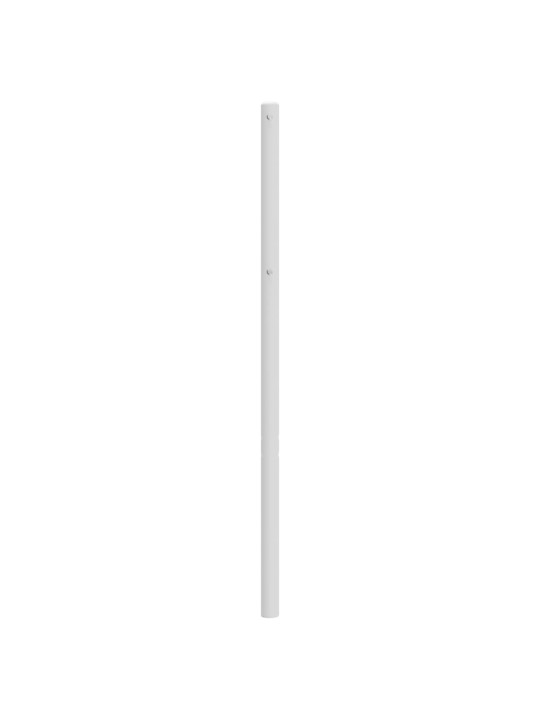 Kovové čelo postele bílé 200 cm