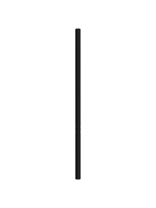Kovové čelo postele černé 75 cm