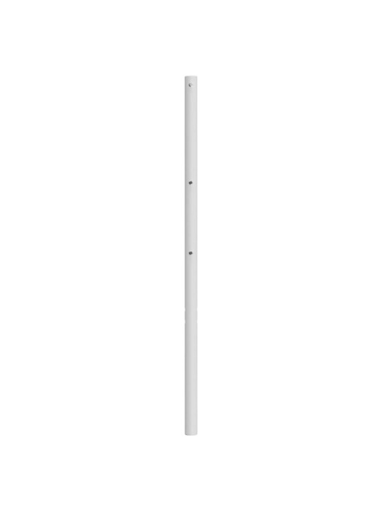Kovové čelo postele bílé 75 cm