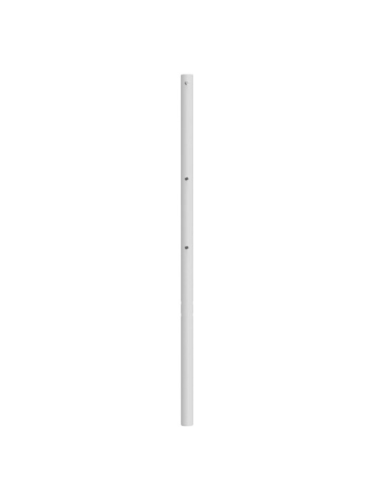 Kovové čelo postele bílé 90 cm