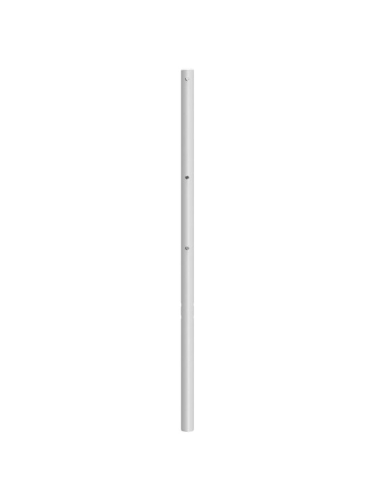Kovové čelo postele bílé 160 cm