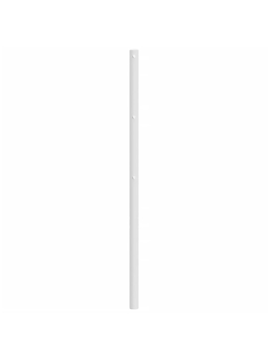 Kovové čelo postele bílé 150 cm