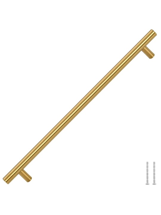 Nábytkové úchytky 5 ks zlaté 320 mm nerezová ocel