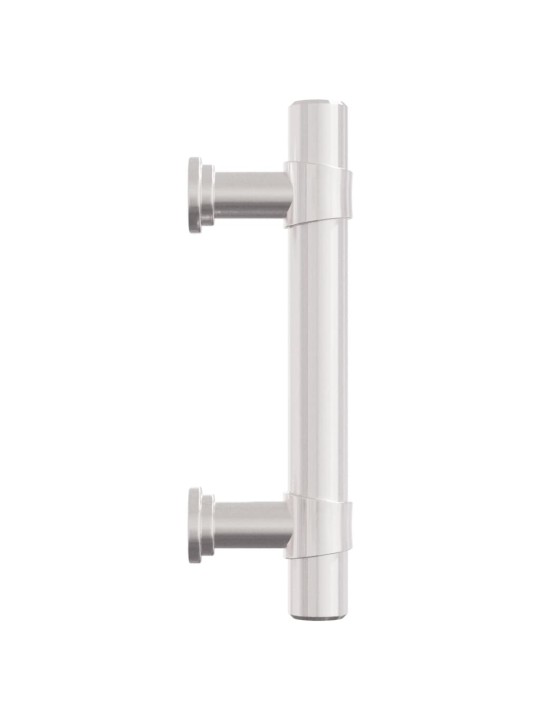 Nábytkové úchytky 10 ks stříbrné 64 mm nerezová ocel