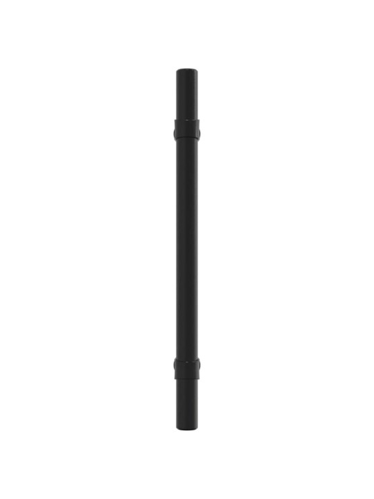Nábytkové úchytky 10 ks černé 128 mm nerezová ocel