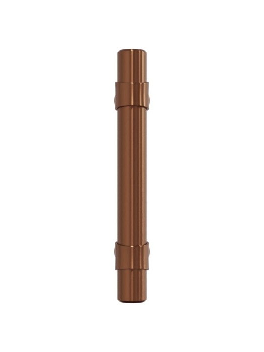 Nábytkové úchytky 10 ks bronzové 64 mm nerezová ocel