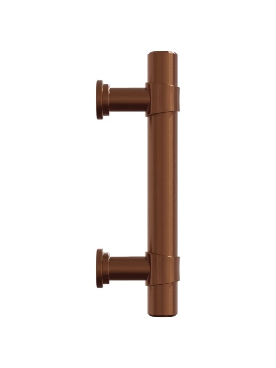Nábytkové úchytky 10 ks bronzové 64 mm nerezová ocel