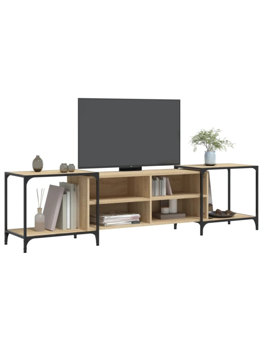 TV skříňka dub sonoma 203 x 37 x 50 cm kompozitní dřevo