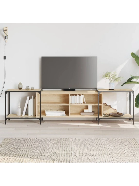 TV skříňka dub sonoma 203 x 37 x 50 cm kompozitní dřevo
