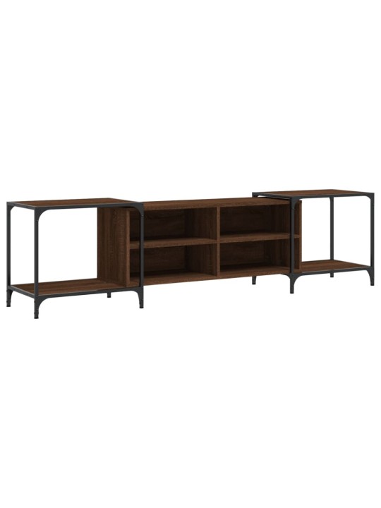 TV skříňka hnědý dub 203 x 37 x 50 cm kompozitní dřevo