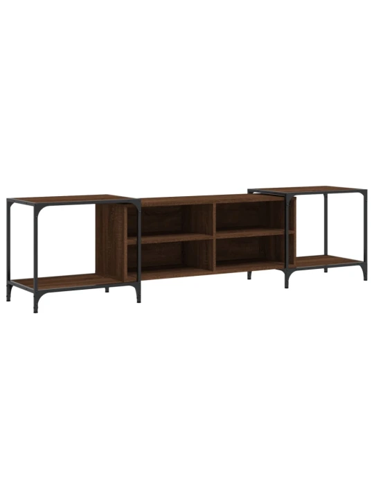 TV skříňka hnědý dub 203 x 37 x 50 cm kompozitní dřevo