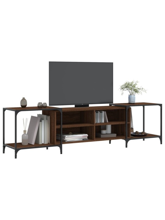 TV skříňka hnědý dub 203 x 37 x 50 cm kompozitní dřevo