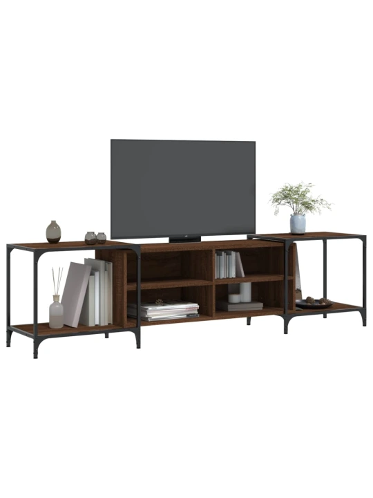 TV skříňka hnědý dub 203 x 37 x 50 cm kompozitní dřevo