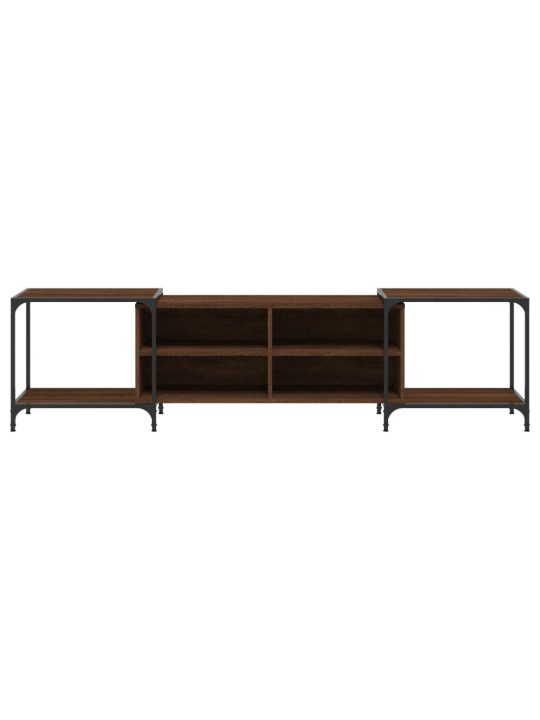 TV skříňka hnědý dub 203 x 37 x 50 cm kompozitní dřevo