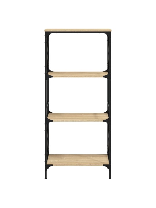 Knihovna se 4 policemi dub sonoma 59x35x132 cm kompozitní dřevo