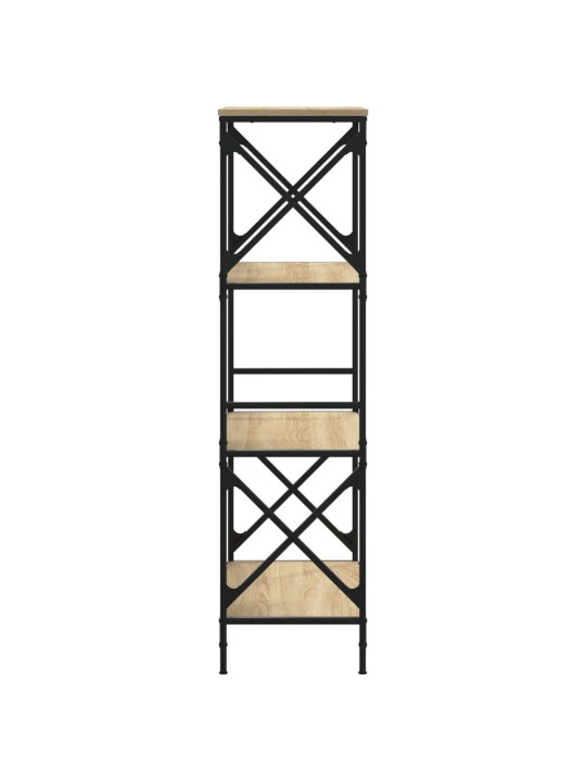 Knihovna se 4 policemi dub sonoma 59x35x132 cm kompozitní dřevo