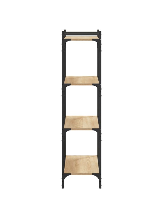 Knihovna se 4 policemi dub sonoma 80x30x120 cm kompozitní dřevo