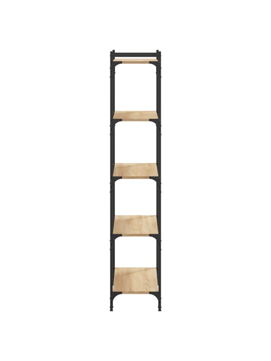 Knihovna s 5 policemi dub sonoma 80x30x154 cm kompozitní dřevo