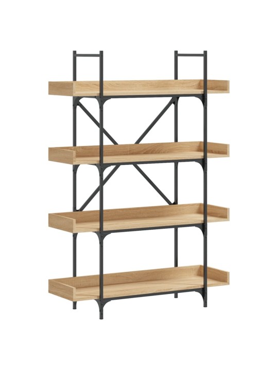 Knihovna se 4 policemi dub sonoma 100 x 33 x 145,5 cm kompozit