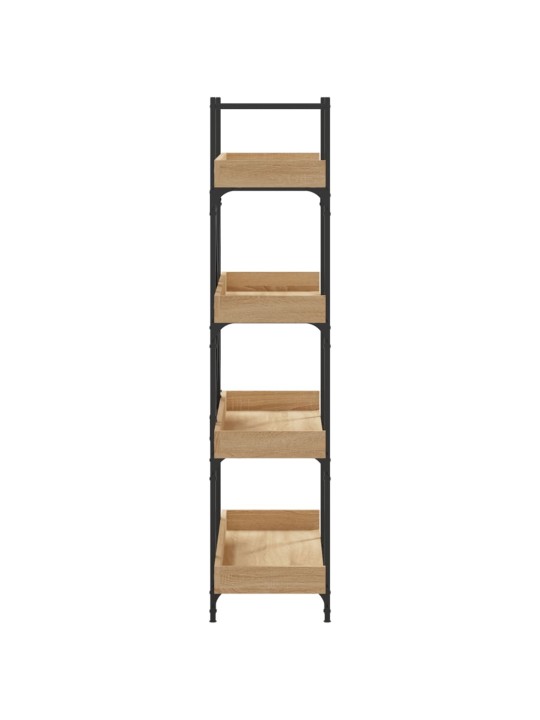 Knihovna se 4 policemi dub sonoma 100 x 33 x 145,5 cm kompozit