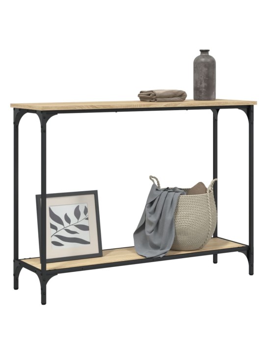 Konzolový stolek dub sonoma 101 x 30,5 x 75 cm kompozitní dřevo