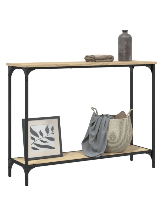 Konzolový stolek dub sonoma 101 x 30,5 x 75 cm kompozitní dřevo