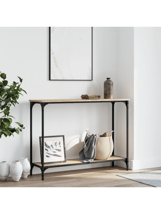 Konzolový stolek dub sonoma 101 x 30,5 x 75 cm kompozitní dřevo