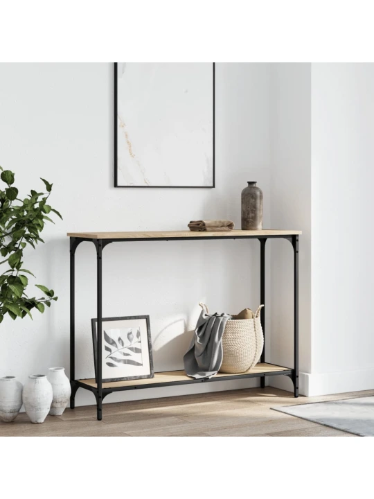 Konzolový stolek dub sonoma 101 x 30,5 x 75 cm kompozitní dřevo