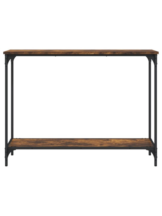Konzolový stolek kouřový dub 101x30,5x75 cm kompozitní dřevo