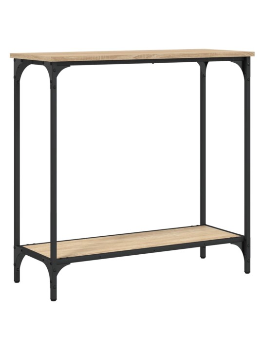 Konzolový stolek dub sonoma 75 x 30,5 x 75 cm kompozitní dřevo