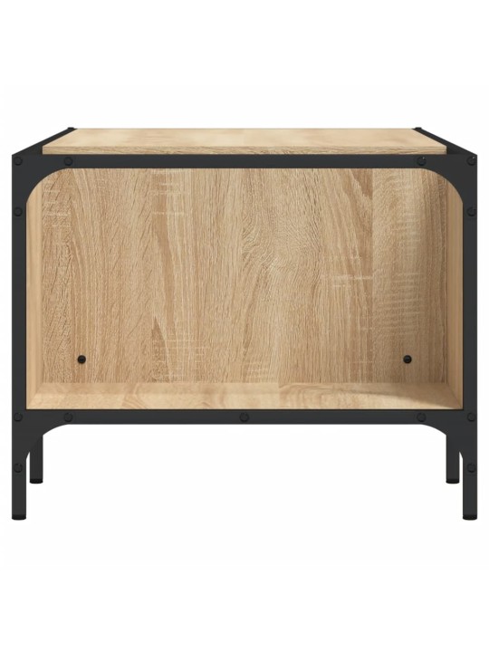 Konferenční stolek s regálem dub sonoma 100x51x40 cm kompozit