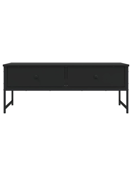 Konferenční stolek černý 101 x 49 x 39,5 cm kompozitní dřevo
