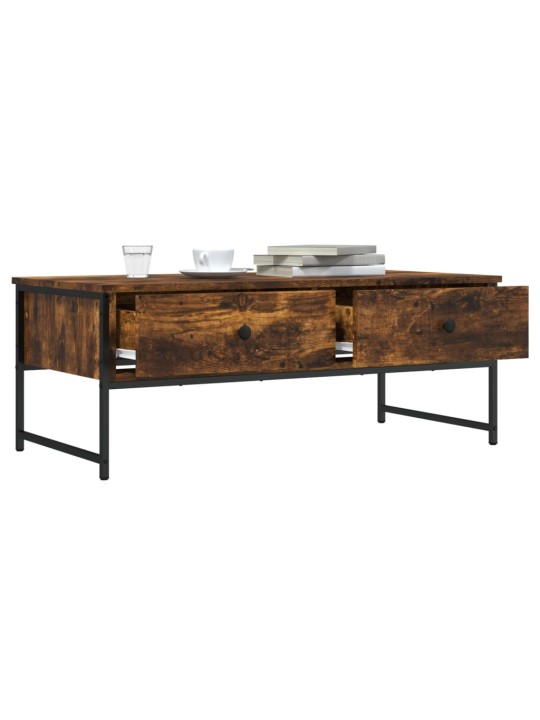 Konferenční stolek kouřový dub 101x49x39,5 cm kompozitní dřevo