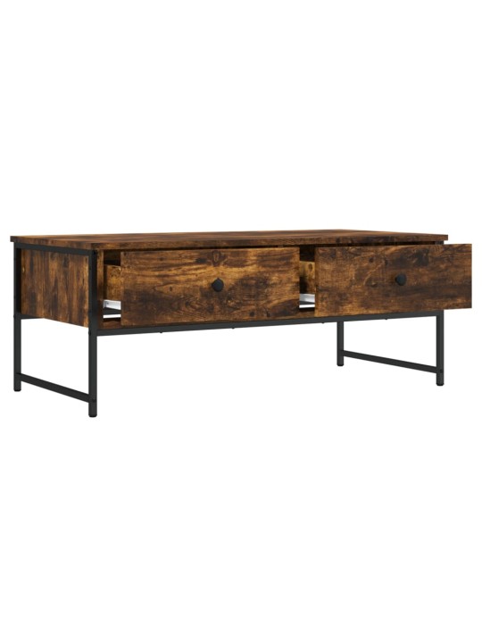 Konferenční stolek kouřový dub 101x49x39,5 cm kompozitní dřevo