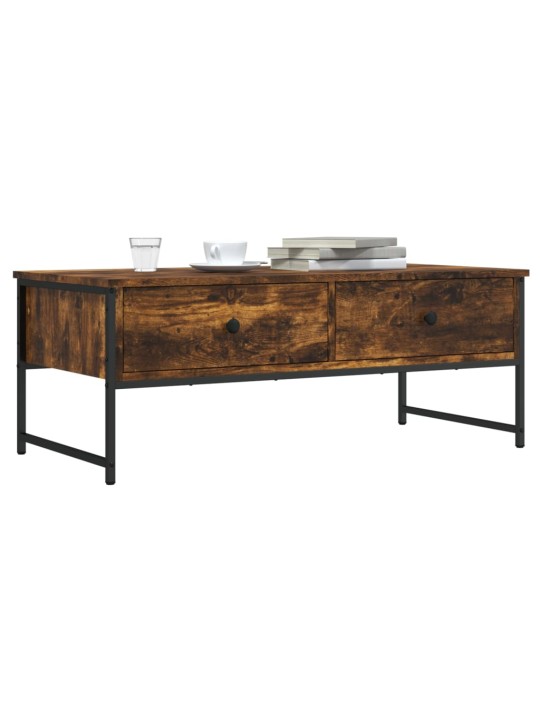 Konferenční stolek kouřový dub 101x49x39,5 cm kompozitní dřevo