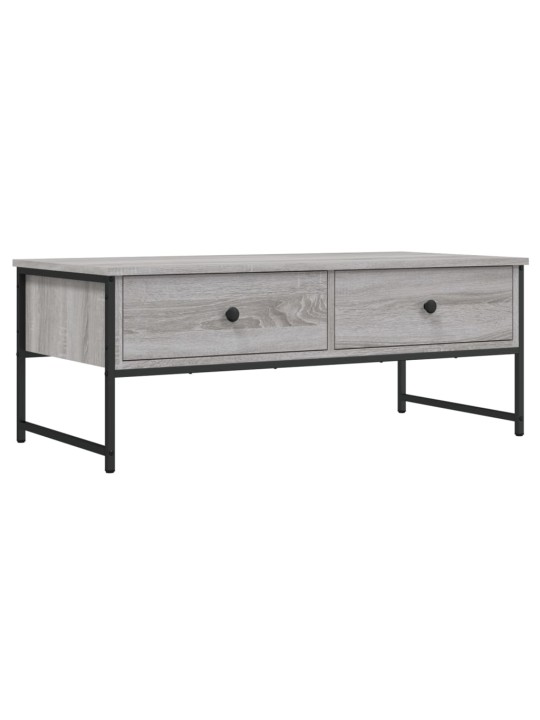 Konferenční stolek šedý sonoma 101x49x39,5 cm kompozitní dřevo