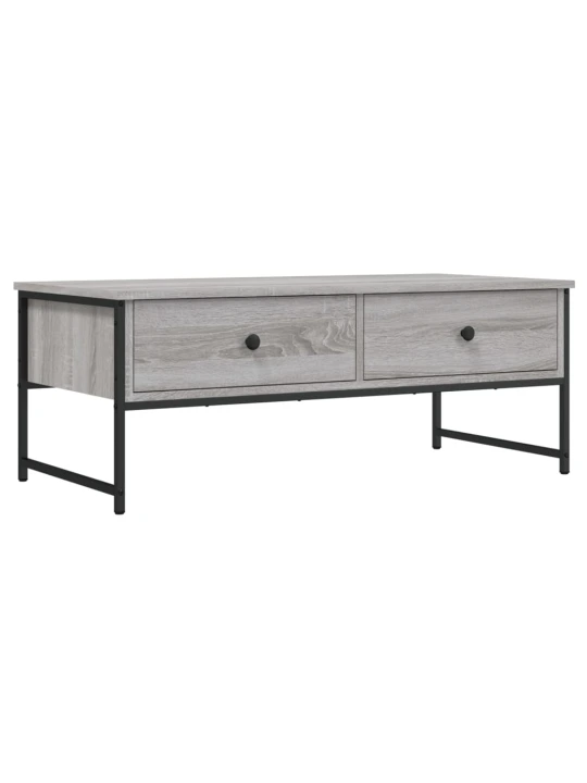 Konferenční stolek šedý sonoma 101x49x39,5 cm kompozitní dřevo