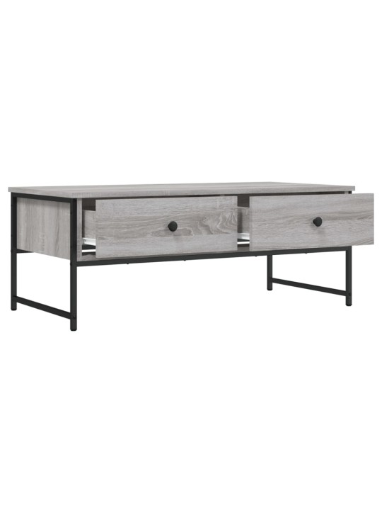 Konferenční stolek šedý sonoma 101x49x39,5 cm kompozitní dřevo