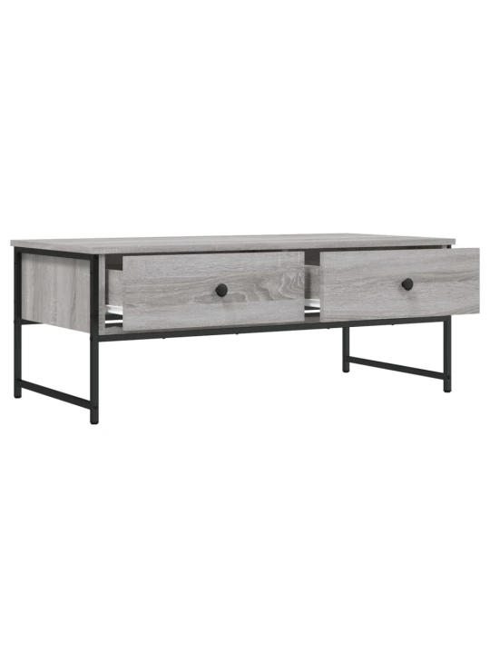 Konferenční stolek šedý sonoma 101x49x39,5 cm kompozitní dřevo