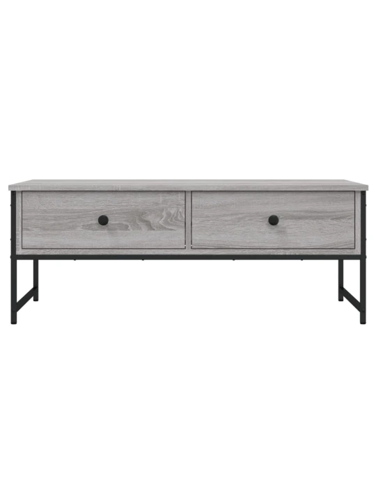 Konferenční stolek šedý sonoma 101x49x39,5 cm kompozitní dřevo