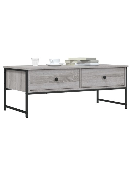 Konferenční stolek šedý sonoma 101x49x39,5 cm kompozitní dřevo